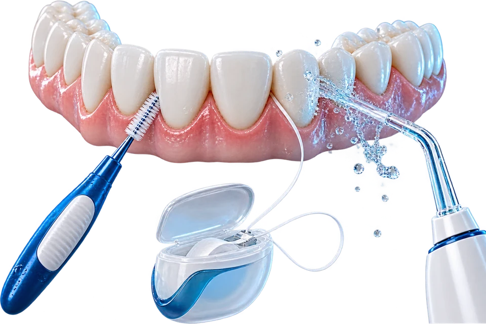 Dụng cụ chăm sóc răng sứ và cung răng phục hình