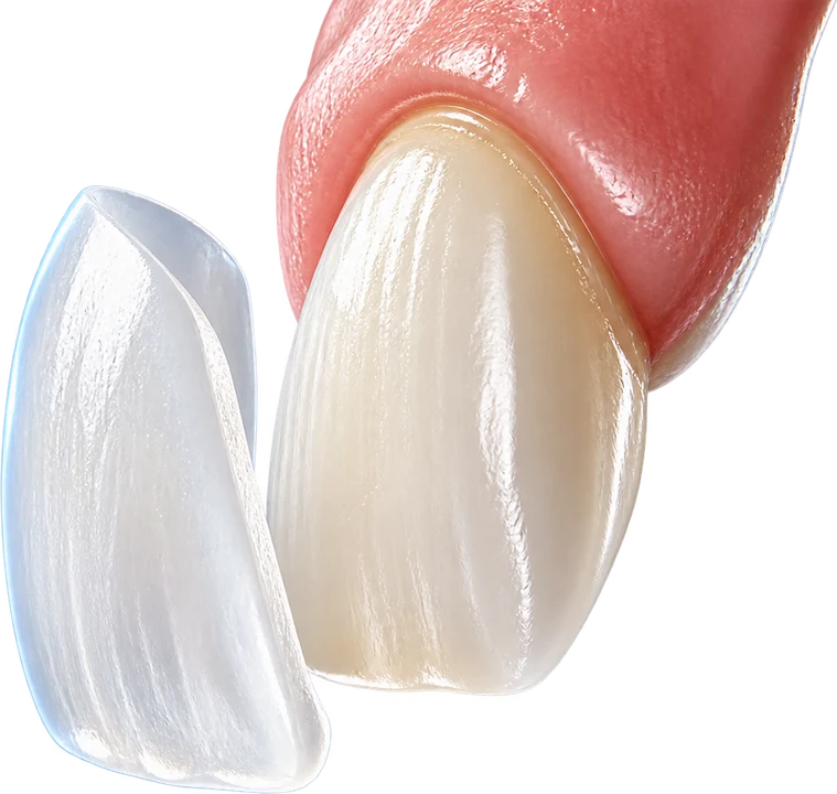 Lớp Veneer siêu mỏng và răng thật