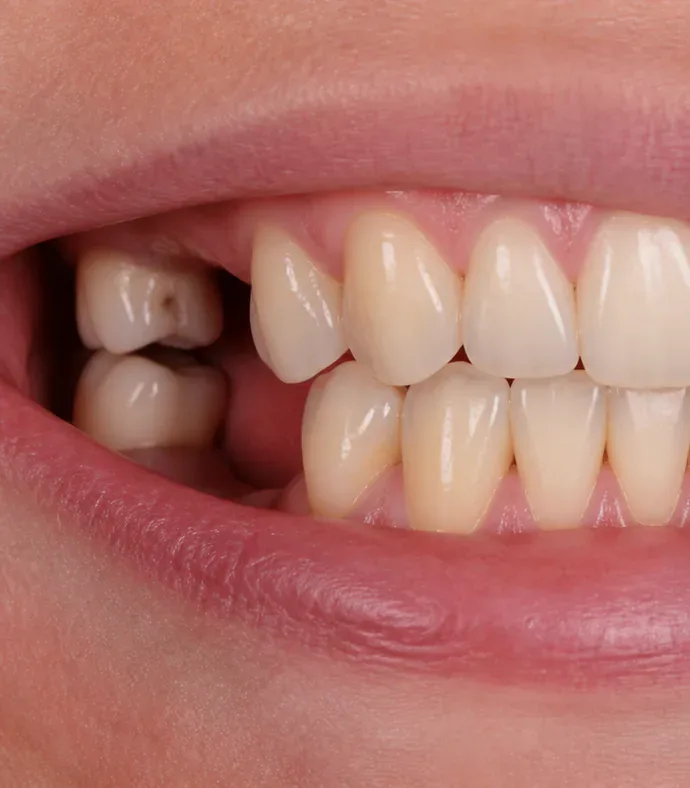 Ảnh trước điều trị – Phục hồi Implant