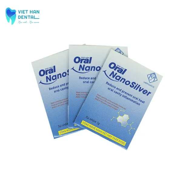 Oral NanoSilver topical mouth ulcer medication
