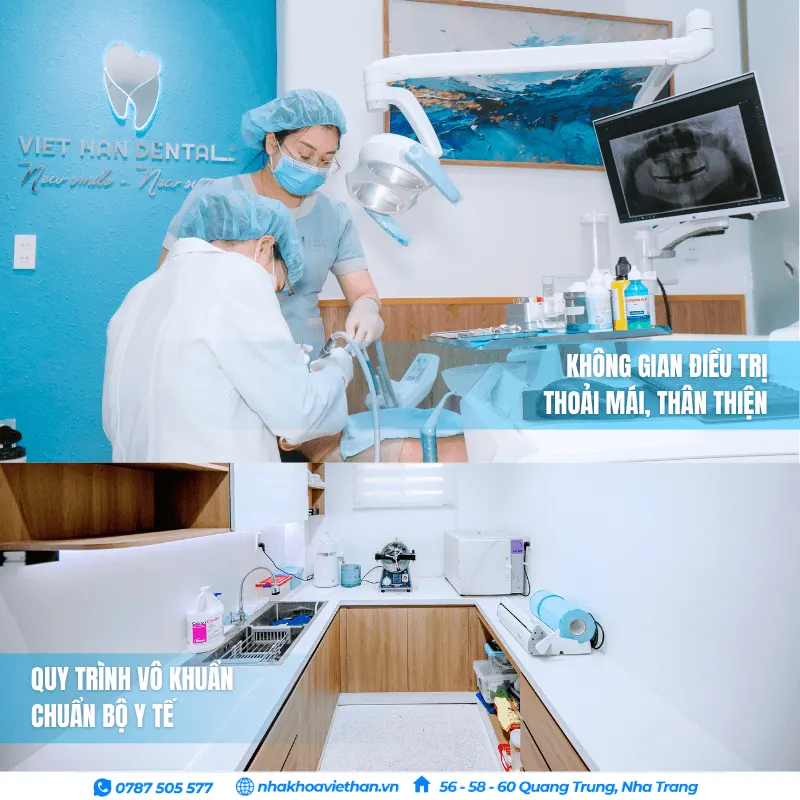 Gian gian và môi trương điều trị tại Việt Hàn an toàn và thoải mái