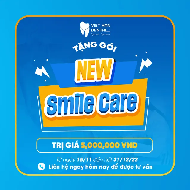 Gói NEW SMILE CARE trị giá 5 triệu