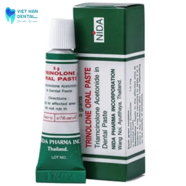 Trinolone Oral Paste topical mouth ulcer medication