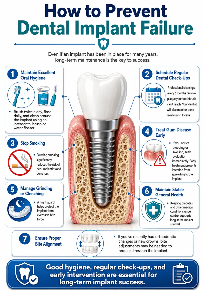 Main Causes of Dental Implant Failure After 5 Years