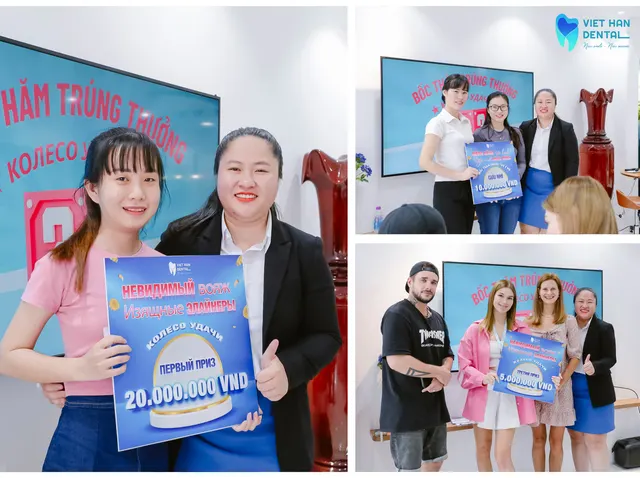Khách hàng trúng giải bốc thăm may mắn 