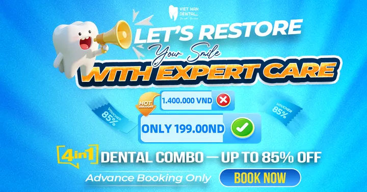 Experience Advanced Dental Care Package for Only 199K at Viet Han Dental Clinic