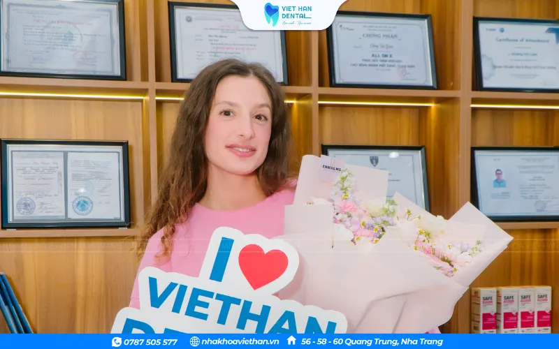 Khách hàng luôn yên tâm vì tay nghề bác sĩ tại nha khoa Việt Hàn