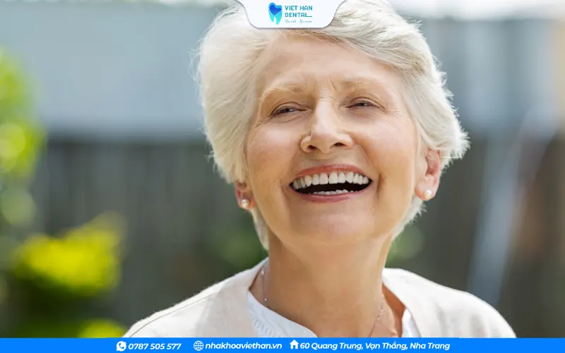 Sử dụng răng Implant mang lại vẻ đẹp thẩm mỹ