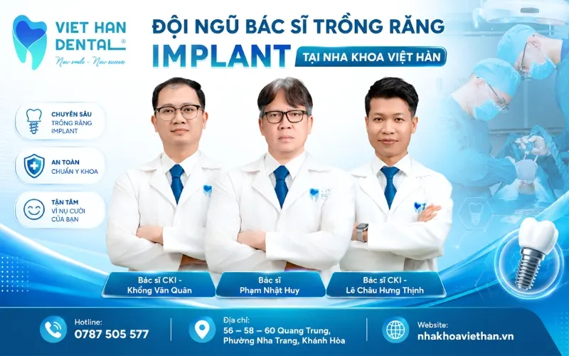 Đội Ngũ Bác Sĩ Trồng Răng Implant Chuyên Sâu Tại Nha Khoa Việt Hàn (1)
