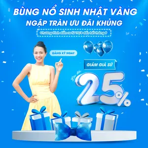 Bùng nổ sinh nhật Việt Hàn- Ưu đãi răng sứ lên đến 25%