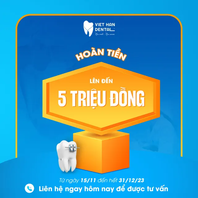 Hoàn tiền đến 5 triệu đồng