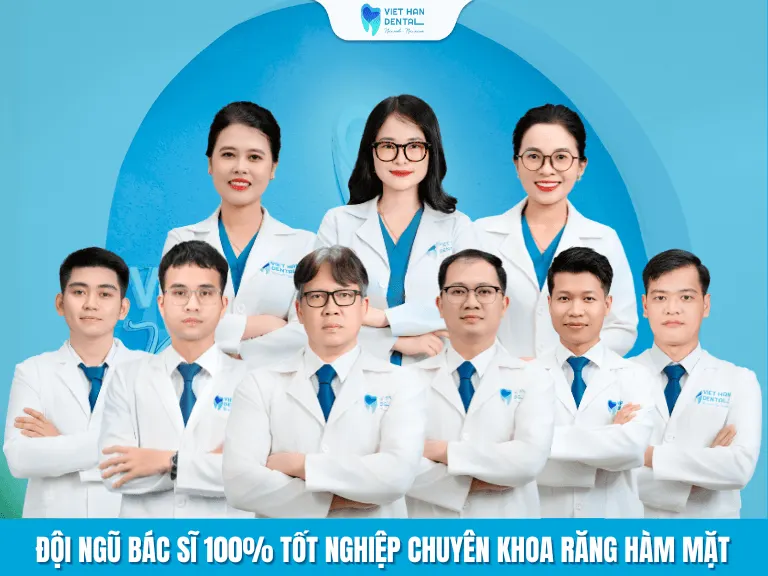 Đội ngũ bác sĩ tại Nha khoa Việt Hàn