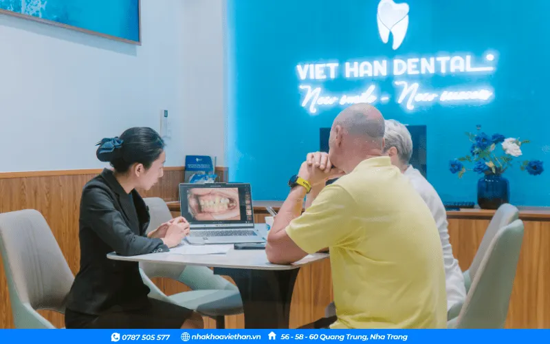 Dedicated and transparent service at Viet Han Dental Clinic