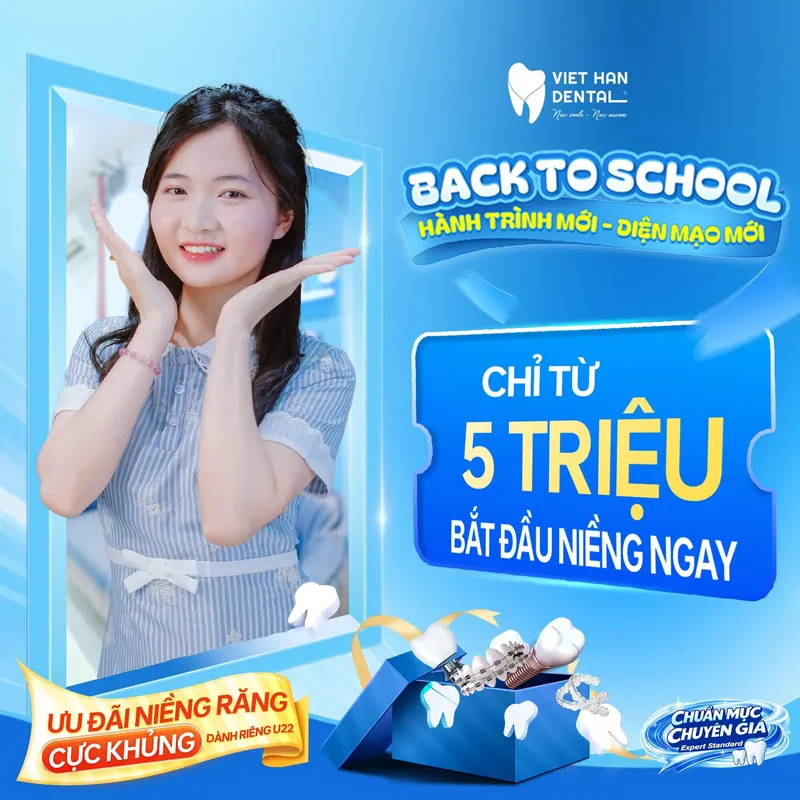 Niềng răng bắt đầu chỉ từ 5 triệu