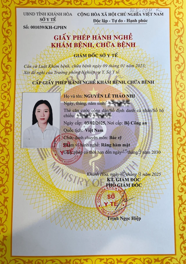 Gphn Bsi Nhi DỌc của Bác sĩ Nguyễn Lê Thảo Nhi