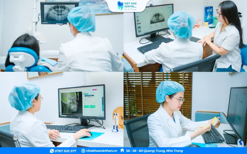 A dentist designing a personalized orthodontic treatment plan for a patient