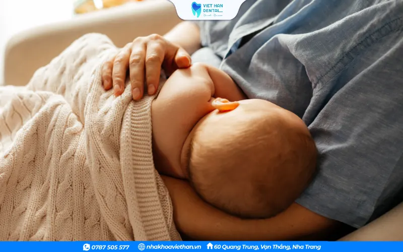 Khi đang cho con bú vẫn có thể bọc răng sứ