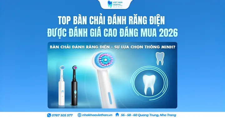 Top bàn chải đánh răng điện được đánh giá cao đáng mua 2026