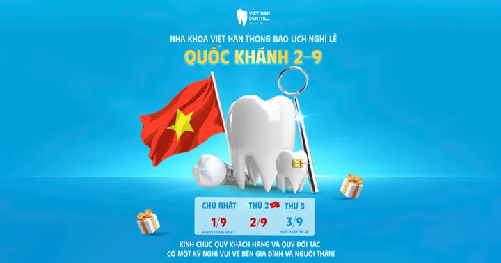 THÔNG BÁO NGHỈ LỄ QUỐC KHÁNH 2/9